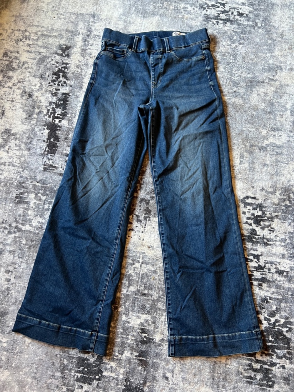 Dark Blue Women’s Wide-Leg Jeans